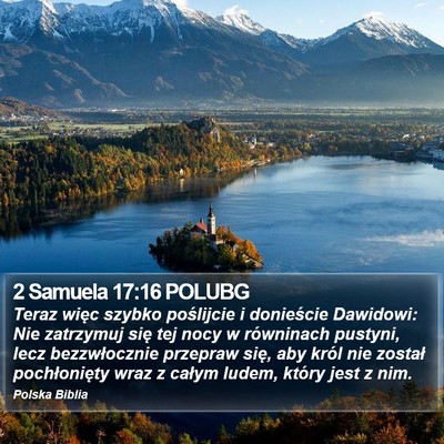 2 Samuela 17:16 POLUBG Bible Verse Image