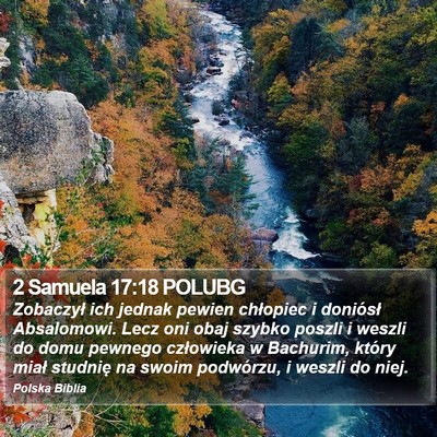 2 Samuela 17:18 POLUBG Bible Verse Image