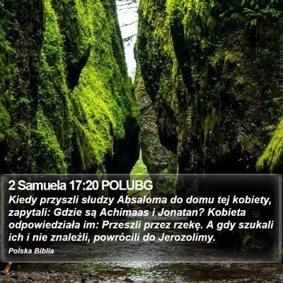 2 Samuela 17:20 POLUBG Bible Verse Image