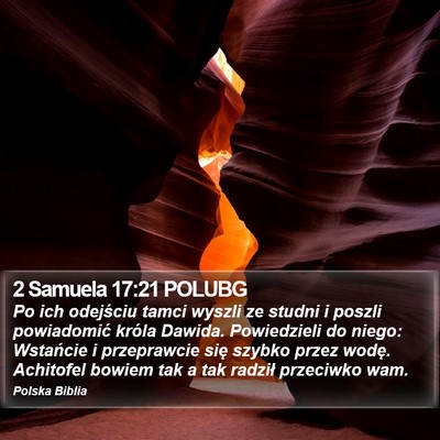 2 Samuela 17:21 POLUBG Bible Verse Image