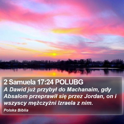 2 Samuela 17:24 POLUBG Bible Verse Image