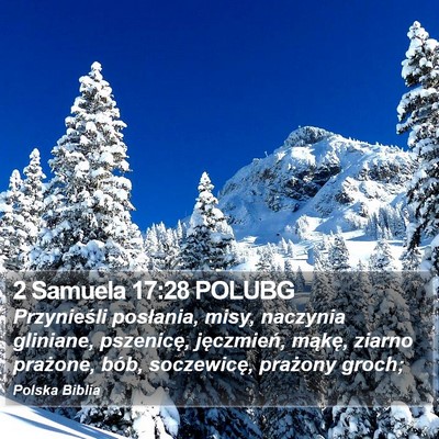 2 Samuela 17:28 POLUBG Bible Verse Image
