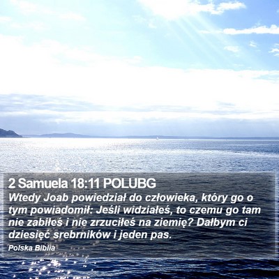 2 Samuela 18:11 POLUBG Bible Verse Image