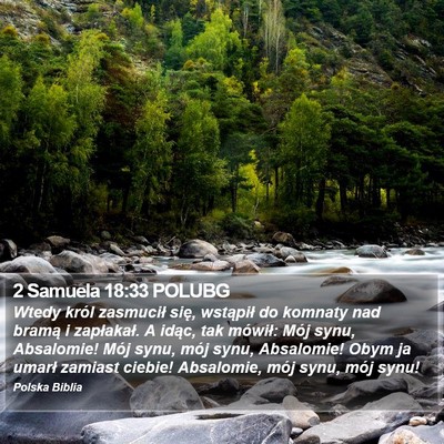 2 Samuela 18:33 POLUBG Bible Verse Image