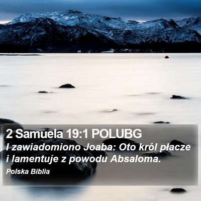 2 Samuela 19:1 POLUBG Bible Verse Image