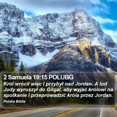 2 Samuela 19:15 POLUBG Bible Verse Image