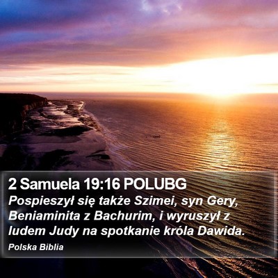 2 Samuela 19:16 POLUBG Bible Verse Image