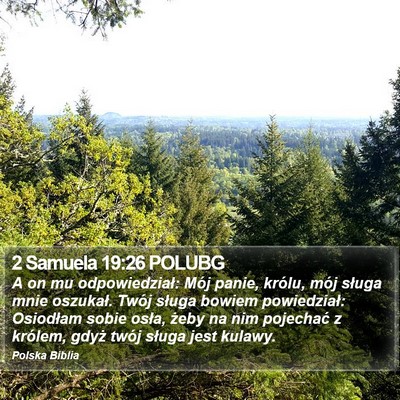 2 Samuela 19:26 POLUBG Bible Verse Image