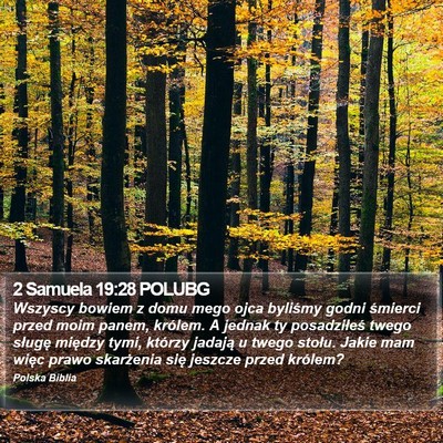 2 Samuela 19:28 POLUBG Bible Verse Image