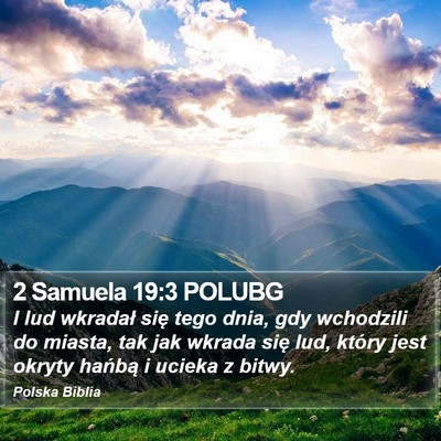 2 Samuela 19:3 POLUBG Bible Verse Image
