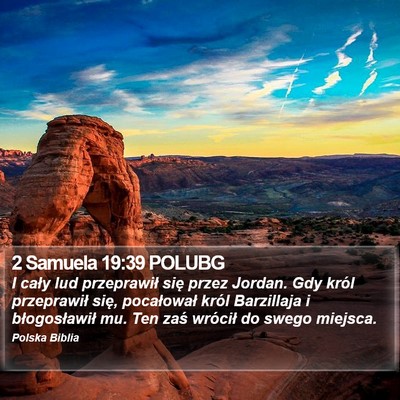2 Samuela 19:39 POLUBG Bible Verse Image