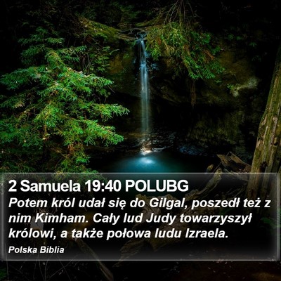 2 Samuela 19:40 POLUBG Bible Verse Image