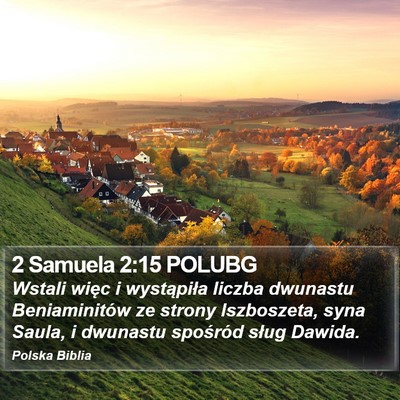 2 Samuela 2:15 POLUBG Bible Verse Image