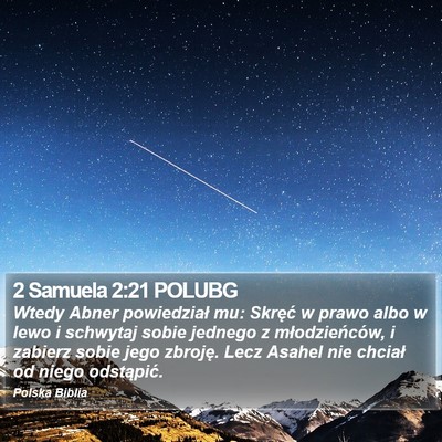 2 Samuela 2:21 POLUBG Bible Verse Image