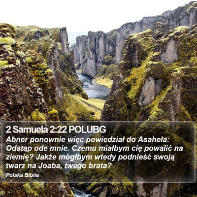 2 Samuela 2:22 POLUBG Bible Verse Image