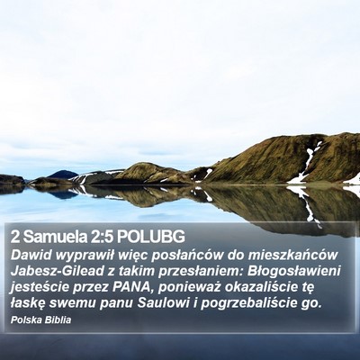 2 Samuela 2:5 POLUBG Bible Verse Image