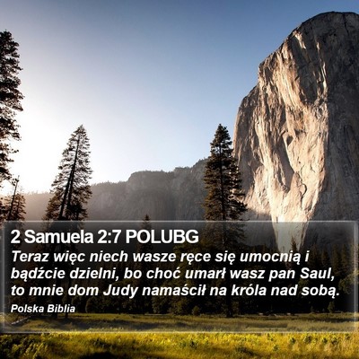 2 Samuela 2:7 POLUBG Bible Verse Image