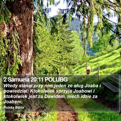 2 Samuela 20:11 POLUBG Bible Verse Image