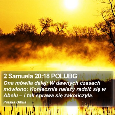 2 Samuela 20:18 POLUBG Bible Verse Image
