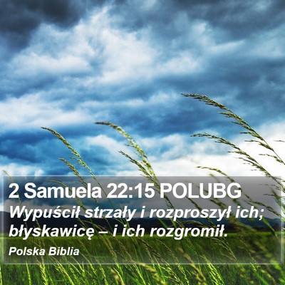 2 Samuela 22:15 POLUBG Bible Verse Image