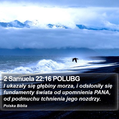 2 Samuela 22:16 POLUBG Bible Verse Image