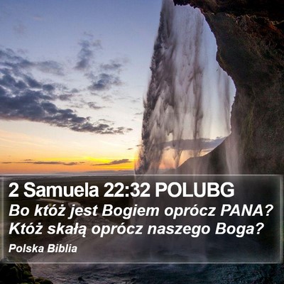 2 Samuela 22:32 POLUBG Bible Verse Image