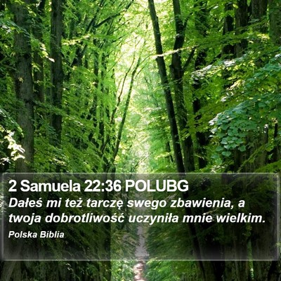2 Samuela 22:36 POLUBG Bible Verse Image
