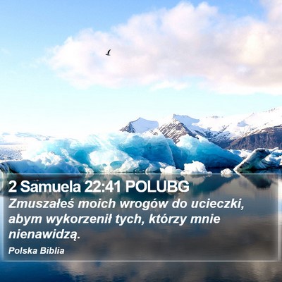 2 Samuela 22:41 POLUBG Bible Verse Image