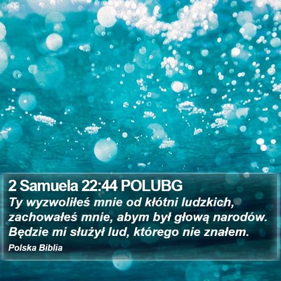 2 Samuela 22:44 POLUBG Bible Verse Image