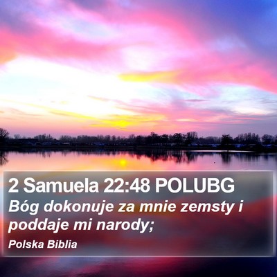 2 Samuela 22:48 POLUBG Bible Verse Image