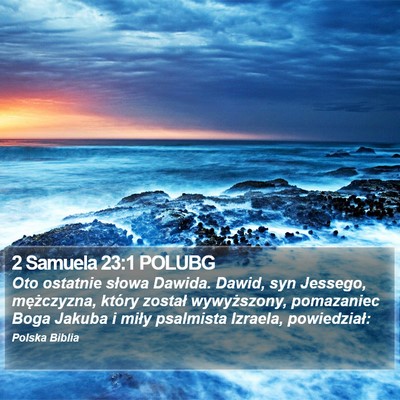 2 Samuela 23:1 POLUBG Bible Verse Image
