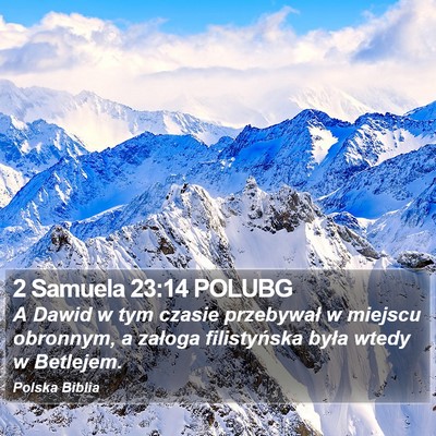 2 Samuela 23:14 POLUBG Bible Verse Image