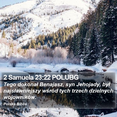 2 Samuela 23:22 POLUBG Bible Verse Image