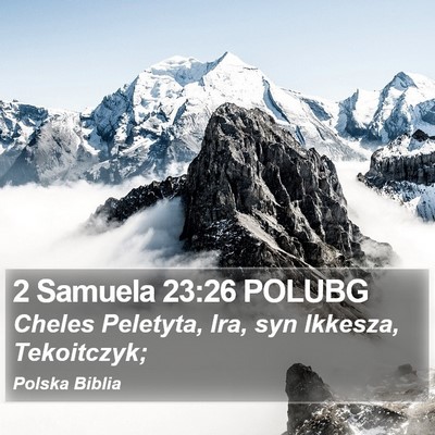 2 Samuela 23:26 POLUBG Bible Verse Image
