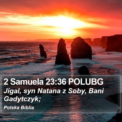 2 Samuela 23:36 POLUBG Bible Verse Image