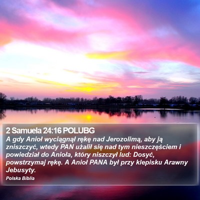 2 Samuela 24:16 POLUBG Bible Verse Image