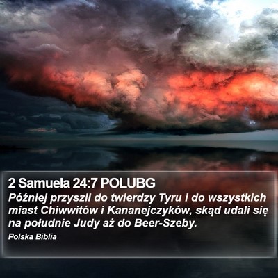 2 Samuela 24:7 POLUBG Bible Verse Image