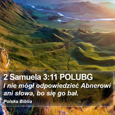 2 Samuela 3:11 POLUBG Bible Verse Image