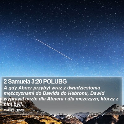 2 Samuela 3:20 POLUBG Bible Verse Image