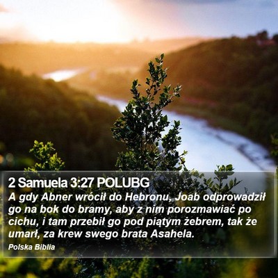 2 Samuela 3:27 POLUBG Bible Verse Image