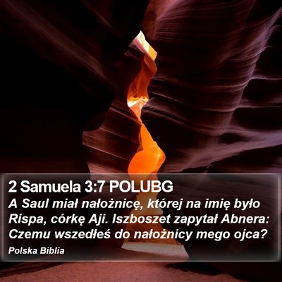 2 Samuela 3:7 POLUBG Bible Verse Image