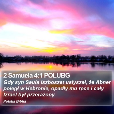 2 Samuela 4:1 POLUBG Bible Verse Image