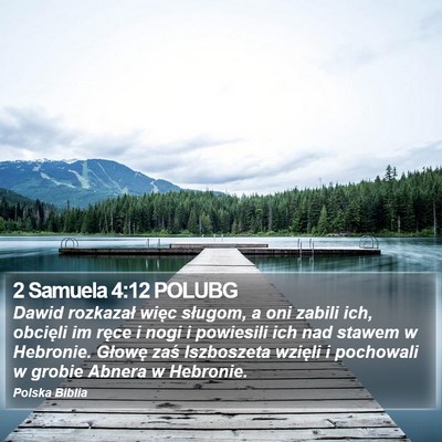 2 Samuela 4:12 POLUBG Bible Verse Image