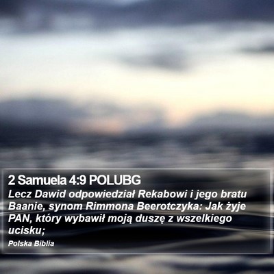 2 Samuela 4:9 POLUBG Bible Verse Image