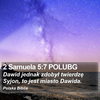 2 Samuela 5:7 POLUBG Bible Verse Image