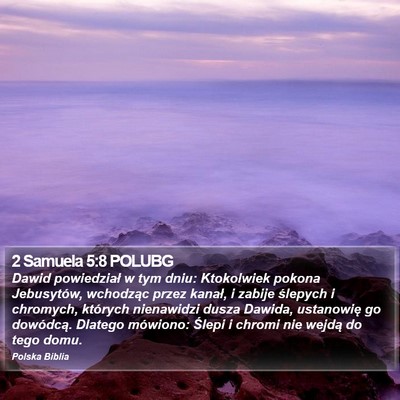 2 Samuela 5:8 POLUBG Bible Verse Image