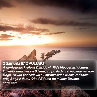 2 Samuela 6:12 POLUBG Bible Verse Image