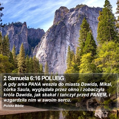 2 Samuela 6:16 POLUBG Bible Verse Image