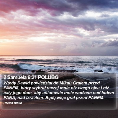 2 Samuela 6:21 POLUBG Bible Verse Image