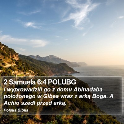 2 Samuela 6:4 POLUBG Bible Verse Image